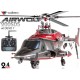 AIRWOLF-200SD5 - Airwolf 200SD5 6CH Multiblades Metal Upgrade Helicopter w/ DEVO 7 Transmitter