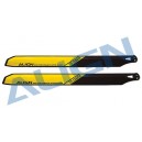 HS1160T - 315mm Pales carbone / jaune Align 450