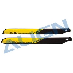 HS1160T - 315mm Pales carbone / jaune Align 450