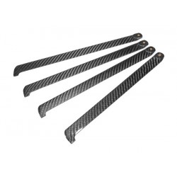 BL-320-C-4B - EP 450 Class 320mm Carbon Fiber Main Blades for 4-Blade Main Rotor