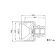 HFSSTQ04T - Embout avion pour démarreur Align